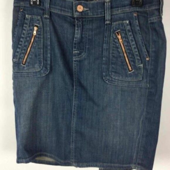 7 For All Mankind Cotton 6‎ Pockets Buttoned Sz 27 - Picture 4 of 5